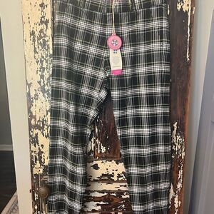 NWT Castaway Nantucket ANKLE CAPRI STRETCH TWILL dress Gordon TARTAN PLAID 8